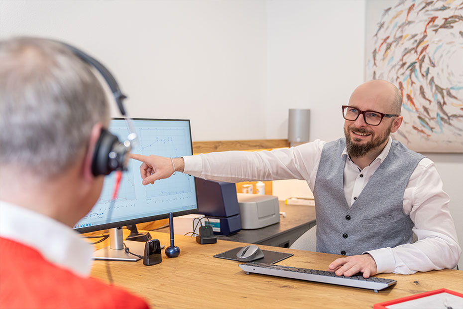 Audiometrie bei Sehen • Hören Hahn